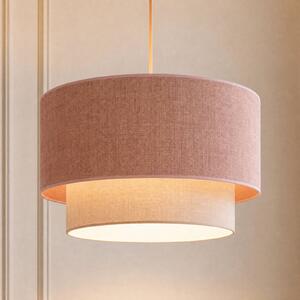 Lampada a sospensione Boho Duolla, Crema / Ambra, Camera da letto, Tessuto / Stoffa / Seta, Giovanile, Lampada a sospensione