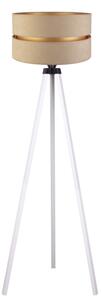 Duolla - Lampada con piedistallo DUO 1xE27/60W/230V diametro 44 cm beige/bianco