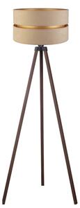 Duolla - Lampada con piedistallo DUO 1xE27/60W/230V diametro 44 cm beige/marrone