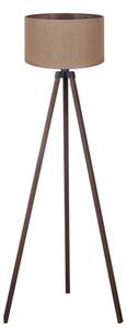 Duolla - Lampada con piedistallo 1xE27/60W/230V diametro 44 cm marrone