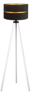 Duolla - Lampada con piedistallo DUO 1xE27/60W/230V diametro 44 cm nero/bianco