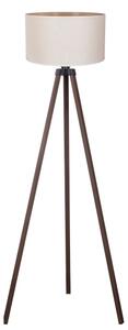Duolla - Lampada con piedistallo 1xE27/60W/230V diametro 44 cm color crema/marrone