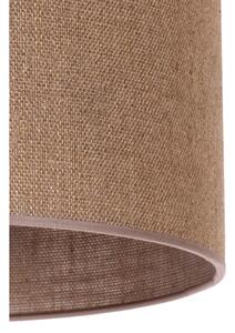 Duolla - Lampada con piedistallo 1xE27/60W/230V diametro 44 cm marrone/beige