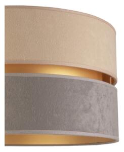 Duolla - Lampada con piedistallo DUO 1xE27/60W/230V diametro 44 cm beige/grigio/wenge