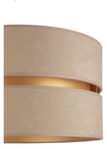 Duolla - Lampada con piedistallo DUO 1xE27/60W/230V diametro 44 cm beige/marrone
