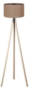 Duolla - Lampada con piedistallo 1xE27/60W/230V diametro 44 cm marrone/beige