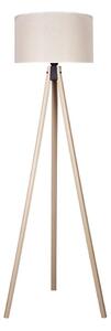 Duolla - Lampada con piedistallo 1xE27/60W/230V diametro 44 cm color crema/beige