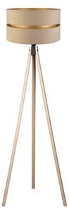 Duolla - Lampada con piedistallo DUO 1xE27/60W/230V diametro 44 cm beige
