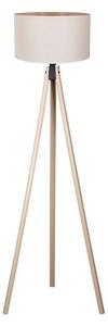 Duolla - Lampada con piedistallo 1xE27/60W/230V diametro 44 cm color crema/beige