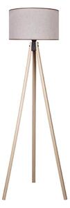 Duolla - Lampada con piedistallo 1xE27/60W/230V diametro 44 cm beige