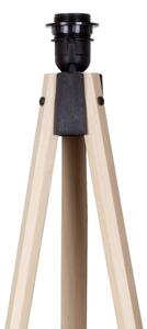 Duolla - Lampada con piedistallo 1xE27/60W/230V diametro 44 cm marrone/beige