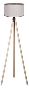 Duolla - Lampada con piedistallo 1xE27/60W/230V diametro 44 cm beige