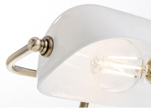 Brilagi - Lampada da tavolo BANK OFFICE 1xE27/60W/230V ottone/bianco