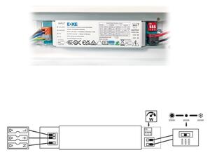 Ecolite TLSVEL2-LED20W - LED Lampada fluorescente VELO LED/11/15/20W/230V bianco
