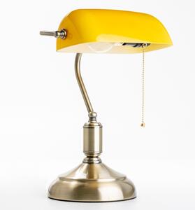 Brilagi - Lampada da tavolo BANK OFFICE 1xE27/60W/230V ottone/arancione
