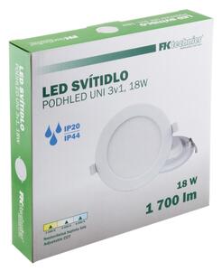 Lampada LED da incasso per bagni LED/18W/230V 3000/4000/6000K IP44