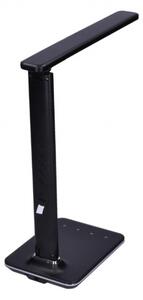 Solight WO45-B - Lampada LED da tavolo con display LED/9W/230V nero