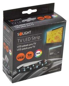 Solight WM504 - KIT 2x Striscia LED RGB per TV con telecomando LED/USB 2x50cm