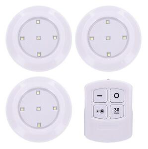 Solight WL906 - SET 3x Lampada LED dimmerabile con telecomando LED/3xAAA