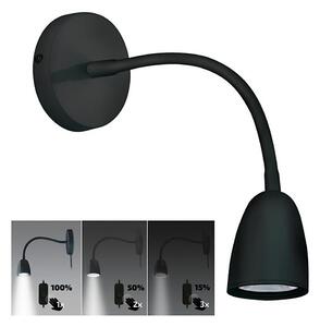 Brilagi - Lampada LED da parete dimmerabile LED/4W/230V nera