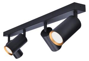 Brilagi - Faretto LED RGBW dimmerabile SELE 4xGU10/4,8W/230V nero/oro