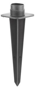 Solight PG05 - Lampada esterna con 2 prese 1xE14/15W/230V IP44 nera
