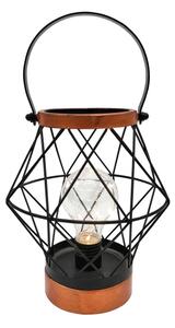 Solight WO3105 - LED Lampada da tavolo decorativa LED/3xAA nero/rame
