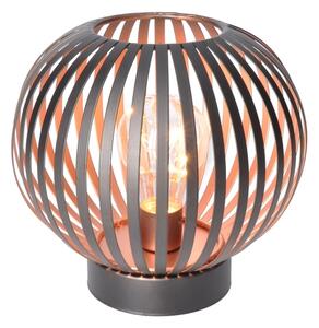 Solight WO3102 - LED Lampada da tavolo decorativa LED/3xAA nero/rame
