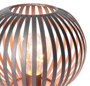 Solight WO3102 - LED Lampada da tavolo decorativa LED/3xAA nero/rame