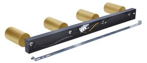Brilagi - Faretto SELE GOLDEN 4xGU10/30W/230V nero/oro