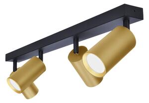 Brilagi - Faretto SELE GOLDEN 4xGU10/30W/230V nero/oro