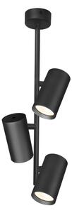 Brilagi - Lampadario a sospensione con supporto rigido SELE VERTICAL 3xGU10/30W/230V nero