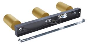Brilagi - Faretto SELE GOLDEN 3xGU10/30W/230V nero/oro