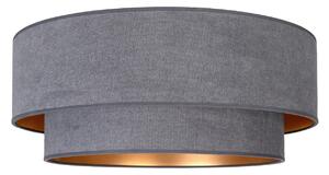 Plafoniera Duolla, Boho, Grigio, Corridoio, Tessuto / Tessile, Giovanile