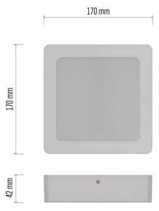 Plafoniera LED LED/18W/230V 17x17 cm bianco