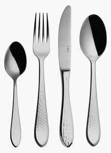 Set di 24 posate in acciaio inossidabile Queen, 6 persone
