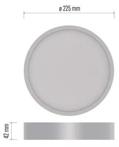 Plafoniera LED LED/21W/230V 3000/3500/4000K d. 22,5 cm bianco