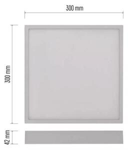Plafoniera LED LED/28,5W/230V 3000/3500/4000K 30x30 cm bianca
