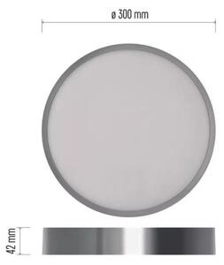 Plafoniera LED LED/28,5W/230V 3000/3500/4000K diametro 30 cm cromo