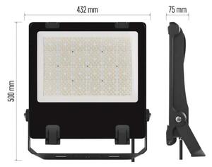 Riflettore LED AVENO LED/300W/230V 4000K 48000 lm IP66 nero