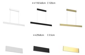 Immax NEO - Applique a LED dimmerabile LISTON LED/8W/230V nera + T