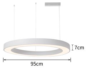 Immax NEO 07214L - Lampadario LED dimmerabile PASTEL LED/68W/230V bianco 95cm Tuya + +TC