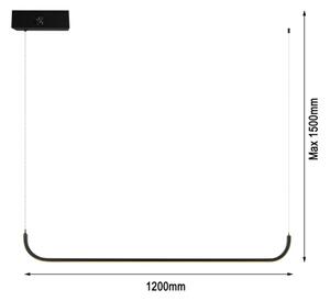 Immax NEO 07225L - Lampadario a sospensione con filo LED dimmerabile PATTINI LED/26W/230V Tuya+RC