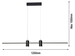 Immax NEO 07230L - Lampadario a sospensione con filo LED dimmerabile LITE ESTRELAS LED/30W/230V+ +TC