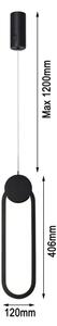 Immax NEO 07232L - Lampadario a sospensione con filo LED dimmerabile LITE OVALE LED/22W/230V + +TC