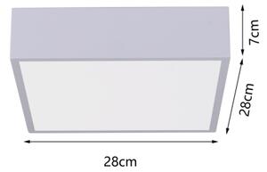 Immax NEO 07238L - Plafoniera LED dimmerabile CANTO 22W/230V bianco Tuya +RC