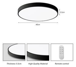 Immax NEO 07248L-Luce LED dimmerabile SEMPLICI 36W/230V Wi-Fi Tuya nero +RC
