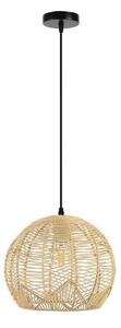 Immax 08258L - Lampadario a sospensione con filo PELO 1xE27/40W/230V diametro 30 cm rattan