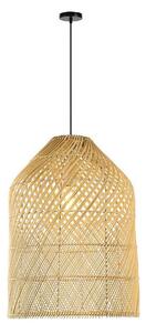 Immax 08259L - Lampadario a sospensione con filo PELO 1xE27/40W/230V diametro 35 cm rattan