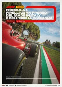 Stampe d'arte Formula 1 - Pirelli Grand Premio Dell'emilia Romagna 2021, (50 x 70 cm)